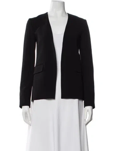 Pre-owned Theory Wool Evening Jacket In Black