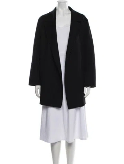 Pre-owned Theory Wool Evening Jacket In Black