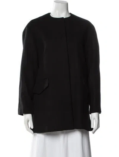 Pre-owned Theory Wool Evening Jacket W/ Tags In Black