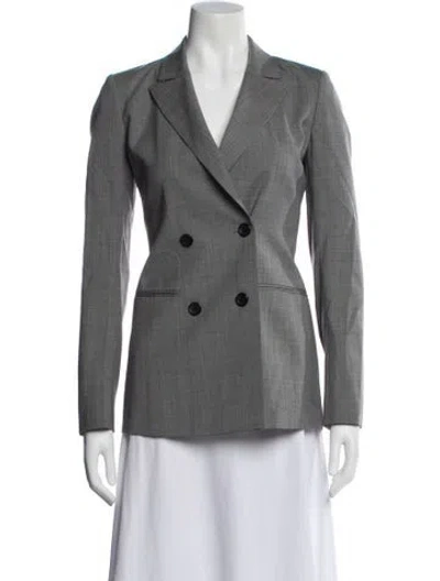 Pre-owned Theory Wool In Gray