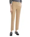 Theory Wool High Waisted Tapered Pants In New Camel