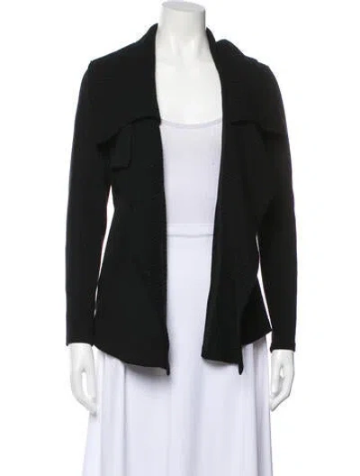 Pre-owned Theory Wool Jacket In Black