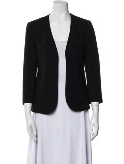 Pre-owned Theory Wool Jacket In Black