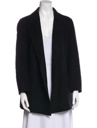 Pre-owned Theory Wool Jacket In Black