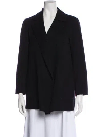 Pre-owned Theory Wool Jacket In Black