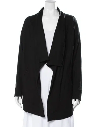 Pre-owned Theory Wool Jacket In Black