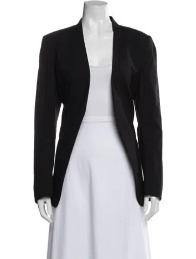 Pre-owned Theory Wool Jacket In Black