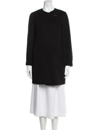 Pre-owned Theory Wool Jacket In Black