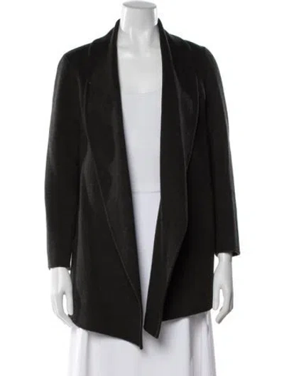 Pre-owned Theory Wool Jacket In Black