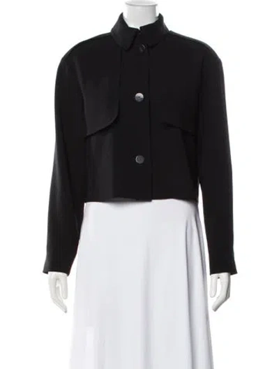 Pre-owned Theory Wool Jacket In Black
