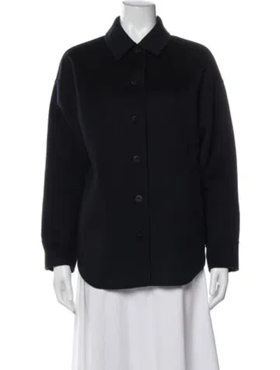 Pre-owned Theory Wool Jacket In Black