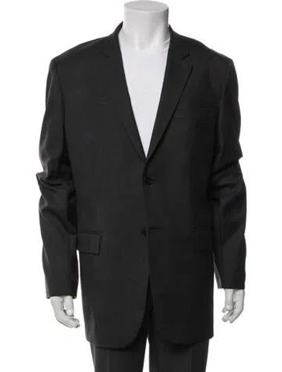 Pre-owned Theory Wool Jacket In Black