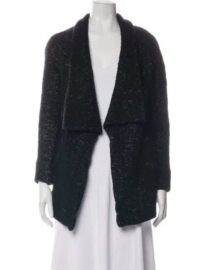 Pre-owned Theory Wool Jacket In Black