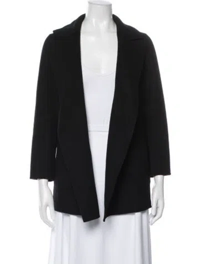 Pre-owned Theory Wool Jacket In Black