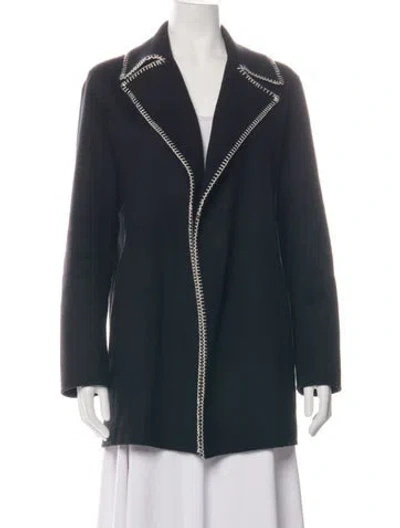 Pre-owned Theory Wool Jacket In Black
