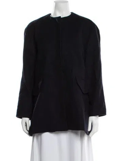 Pre-owned Theory Wool Jacket In Black