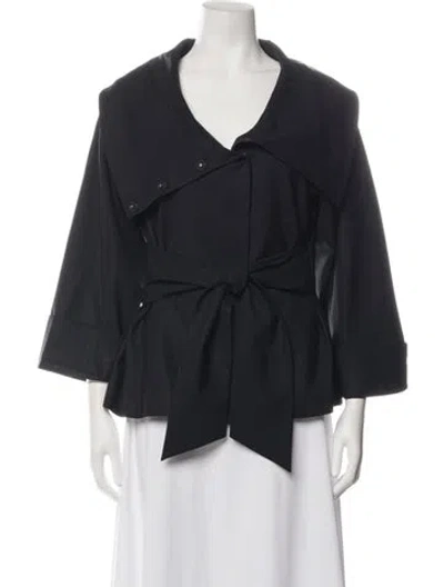 Pre-owned Theory Wool Jacket In Black