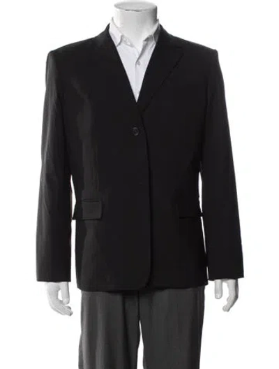 Pre-owned Theory Wool Jacket In Black