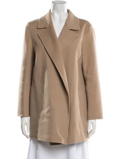 Pre-owned Theory Wool Jacket In Brown