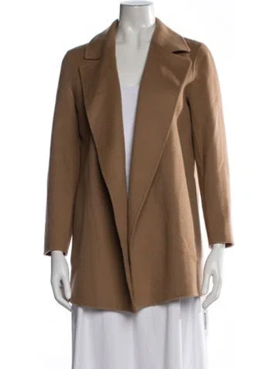 Pre-owned Theory Wool Jacket In Brown