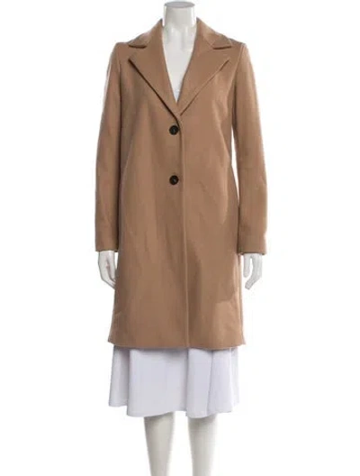 Pre-owned Theory Wool Jacket In Brown