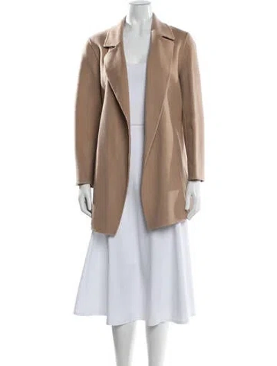 Pre-owned Theory Wool Jacket In Brown