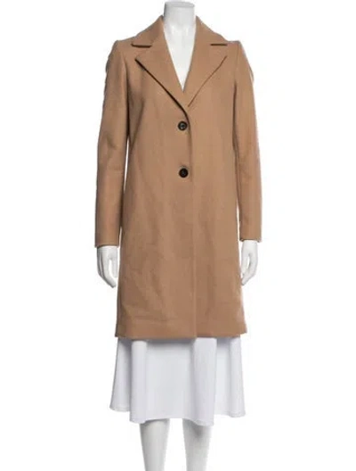 Pre-owned Theory Wool Jacket In Brown