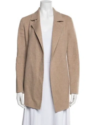 Pre-owned Theory Wool Jacket In Brown