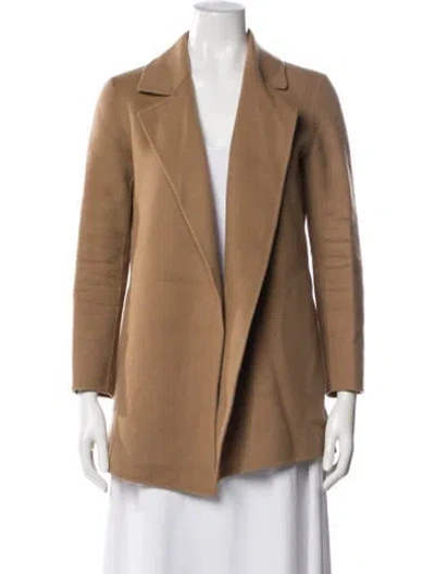 Pre-owned Theory Wool Jacket In Brown