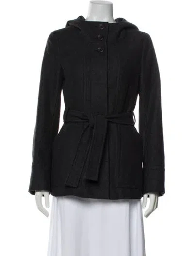 Pre-owned Theory Wool Jacket In Gray