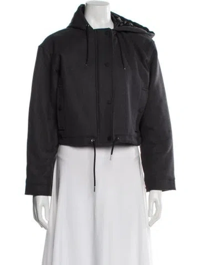 Pre-owned Theory Wool Jacket In Gray