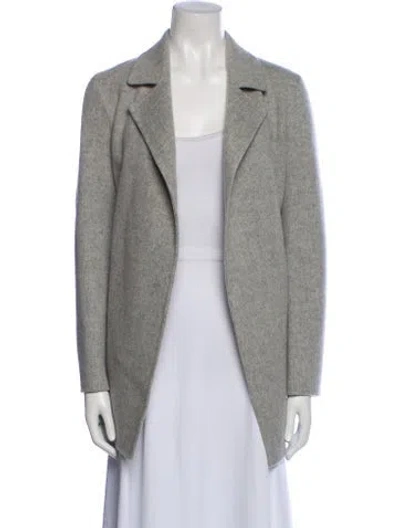 Pre-owned Theory Wool Jacket In Gray