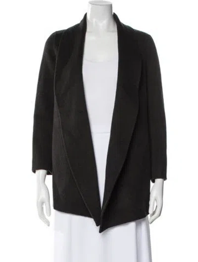 Pre-owned Theory Wool Jacket In Gray