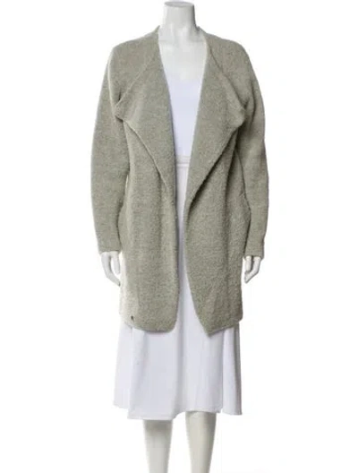 Pre-owned Theory Wool Jacket In Gray