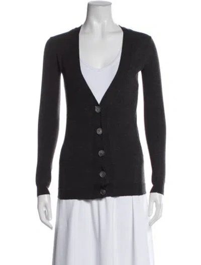 Pre-owned Theory Wool Jacket In Gray