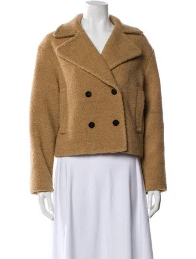 Pre-owned Theory Wool Jacket In Neutral