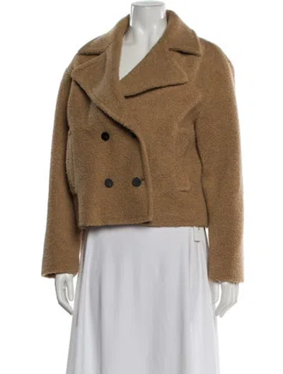 Pre-owned Theory Wool Jacket In Neutral