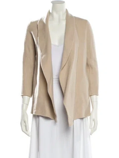 Pre-owned Theory Wool Jacket In Neutral