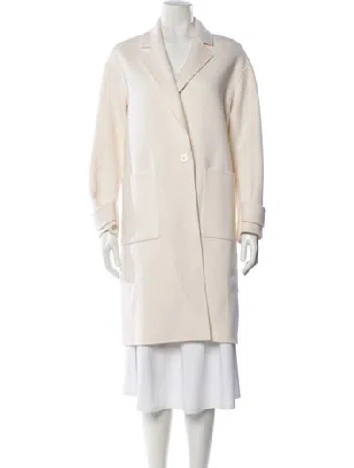 Pre-owned Theory Wool Jacket In Neutral