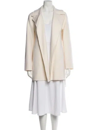 Pre-owned Theory Wool Jacket In Neutral