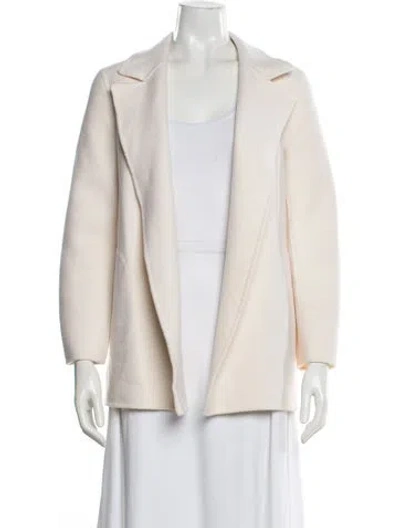Pre-owned Theory Wool Jacket In Neutral