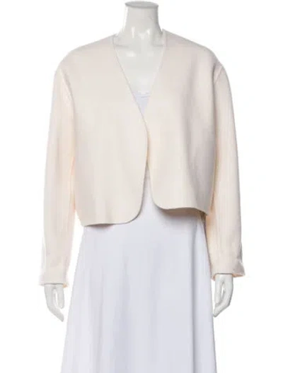 Pre-owned Theory Wool Jacket In Neutral