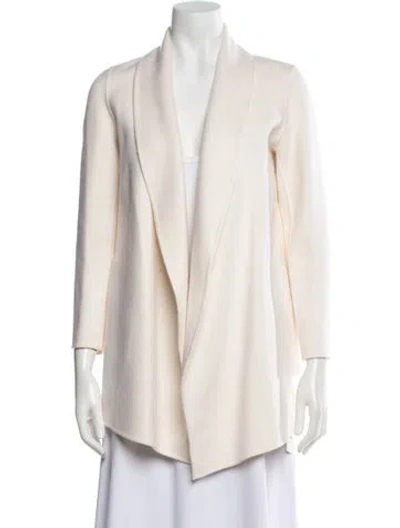 Pre-owned Theory Wool Jacket In Neutral