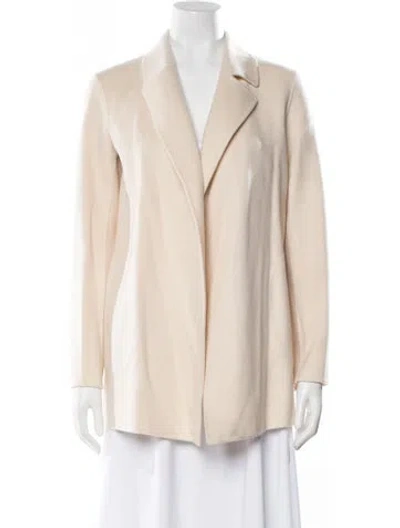 Pre-owned Theory Wool Jacket In Neutral