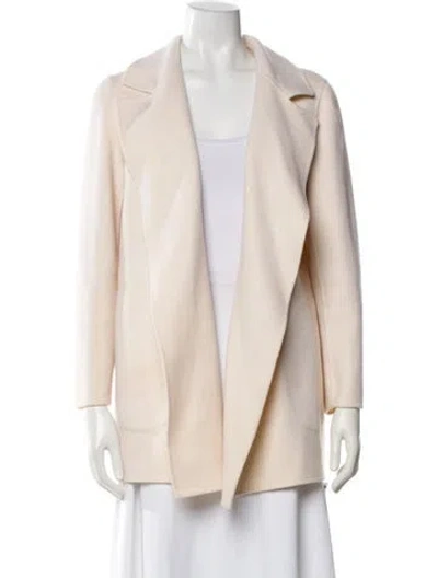 Pre-owned Theory Wool Jacket In Neutral