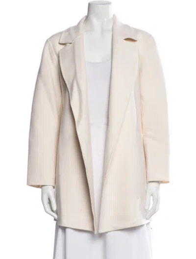 Pre-owned Theory Wool Jacket In Neutral