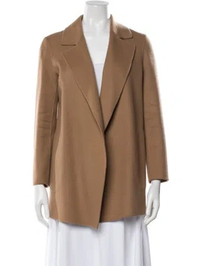 Pre-owned Theory Wool Jacket In Neutral