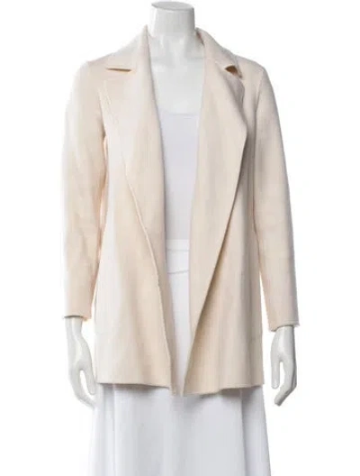 Pre-owned Theory Wool Jacket In Neutral