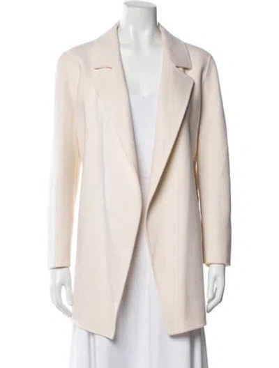 Pre-owned Theory Wool Jacket In Neutrals