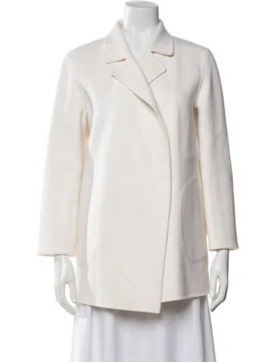 Pre-owned Theory Wool Jacket In Neutrals